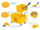 Cleaning bucket with wheels 53876500
