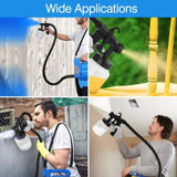 ZNTS 650w hvlp electric spray paint gun , 4.9ft air hose, 3 patterns, easy to clean, suitable for 14213611