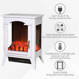750W / 1500W 23" Electric Fireplace-White 26705569