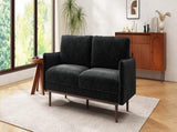 Modern Style Loveseat Sofa 75.75" Sofa Couch 2-seater Sofa with Spacious Seating Area for Living N763P347228B