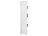 MDF Spray Paint 6 Doors Bathroom Cabinet White 38004310