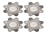 4X 8 Lug Wheel Chrome 99-05 Ford F250 F350 Center Hub Caps Rim Dust Covers ABS 79406856