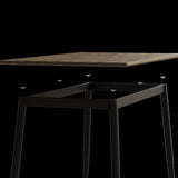 Modern minimalist wood grain tabletop dining table, stylish dining table, kitchen dining table, W1727P229031