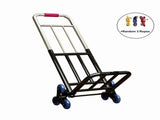 450LBS Capacity Heavy Duty Garden Folding Trolley with Step Crawler Wheels, Stair Climbing Dolly 70726129