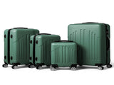 Curved Vertical Stripe 4-in-1 Trolley Case - Retro Green 12522872