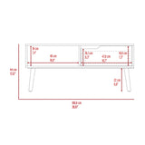 Hamburg Coffee Table, One Open Shelf, One Drawer B128P148712