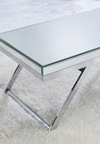 Alfresco - Mirrored Top Square End Table - Silver B081P160101