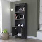 Durango Bookcase, Three Shelves, Double Door Cabinet B128P148909