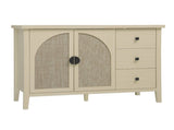 Rattan 2 Door 3 Drawer Cabinet, Suitable for Bedroom, Living Room, Study W688P223037