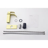 Waterfall Spout Single Handle Bathroom Sink Faucet W2287P154573