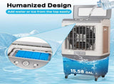 3 in 1 Portable Evaporative Cooler,707L,Indoor,Outdoor,3065 CFM Personal Air Cooler,15.85 Gal Large 40757147