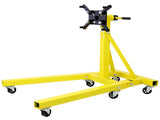 Folding Engine Stand 2000 LBS Capacity Motor Hoist 360 Degree Adjustable Mounting Head Dolly Mover 77733033