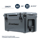 25Qt New Gray Insulated Box T2602P171044