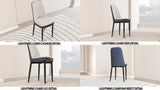 A set of 2 dining chair, modern style chair made of high-quality PU Leather fabric with thick soft W2189P168414