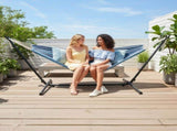Double Hammock with Stand, Heavy Duty 2-Person Hammock for Outdoors & Indoors, Includes Portable 71083311