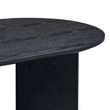 Length 39.37 Inch Modern Coffee Table,MDF Oval Coffee Table for Living Room,Small Coffee Table with W2582P217992
