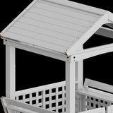 Outdoor Playhouse for Kids, Wooden Playhouse, Backyard Playhouse with bench and door W2992P246443