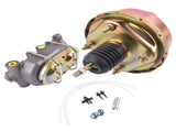 7" Zinc Street Rod Rat Rod Power Brake Booster Assy w/ Bail Top Master Cylinder 37847288