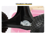 Heavy Duty Steel Wooden Side Support Cargo Wagon with 10" All-Terrain Air Tires, Up to 220lb Load 30579157