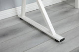 WHITE adjustable tempered glass drafting printing table with chair W347119824