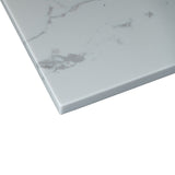 Montary 37inch bathroom vanity top stone carrara white new style tops with rectangle undermount W50921988