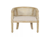 Accent Chair Rubber Wood Beige Natural N779P233048B