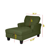 Chaise Lounge Indoor Sleeper Sofa Bed Chair Upholstered Lounge Chair for Bedroom Living Room with W1825P185526