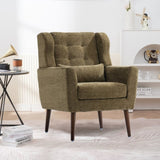 ZNTS Modern Accent Chair,Chenille Arm Chairs for Living Room,Upholstered Mordern Armchair,Comfy Soft W1028102389