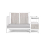 Connelly 4-in-1 Crib and Changer Combo White/Rockport Gray B022P204834