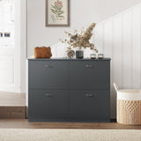 Shoe Cabinet,Hidden Slim Narrow Shoe Rack Cabinet with 4 Drawers for Entryway, 80819021