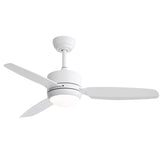 ZNTS 46 Inch New Design Ceiling Fan with Lights 3 ABS Blades 6-speed DC Motor W934P210808