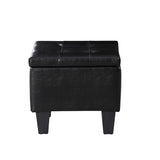 Large Storage Ottoman Bench Set, 3 in 1 Combination Ottoman, Tufted Ottoman Linen Bench for W142083040