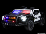 Kids Ride On Police Car, 12V Electric Vehicle with 2.4G Remote Control, Dual Motors, Slow Start, W1760P426785