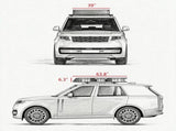 63.8 x 39 x 6.3 Inch Adjustable Cargo Basket, 220 lbs Capacity Car Roof Rack Basket for Cars SUVs 35064237