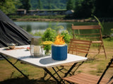 7.1*7.1*9.7in smokeless fire pit blue 41002080