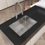 Kitchen Sink 27" x 19" Multifunctional Undermount Workstation Kitchen Sink S304 Stainless Steel T3177P286043
