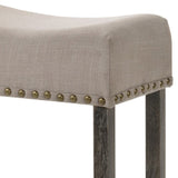 ZNTS Tan and Weathered Grey Counter Height Stools B062P181296