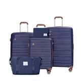 5-Piece Set ,PP Hardshell Carry on Luggage Set with TSA W284P210219