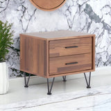 Deoss Walnut Finish Accent Table B2726P278235
