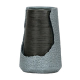 ZNTS 17x17x26" indoor outdoor Polyresin Water Fountain, Unique Broken Urn Fountain Chic Dynamic Modern W2078124789