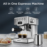 ZNTS TEMU禁售Geek Chef Espresso Machine,20 bar espresso machine with milk frother for 43248761