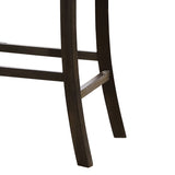 Distressed Walnut Counter Height Chair with Ladder Back B062P209259