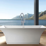 ZNTS Freestanding Bathtub Faucet with Hand Shower W1533124983