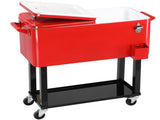 80Qt Red Box Black Square Foot Tube With Drain Pipe Freezer Incubator 63610746