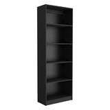 Home 4 Shelves Bookcase with Multi-Tiered Storage -Black -Office B070137818