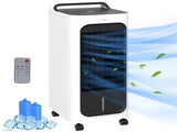 Ice Cooling Room Air Cooler, with Ice Packs, Water Humidifier, Remote, Timer & Oscillating Function 45035643