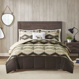 ZNTS King Down Alternative Comforter Set with Throw Pillow B035P148498