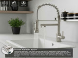 Kitchen Faucet with Pull Down Sprayer, Touch On Single Handle 2- Function Stainless Steel Spring 46626582