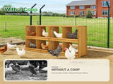 Nesting Boxes for Chickens, Wooden Chicken Nesting Box, Laying Eggs Nest Box for Chickens Hens 90899857