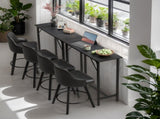 43-Inch Bar Table - 209 lbs Capacity Pub Height Table with Durable MDF Top & Metal Frame, 68111269